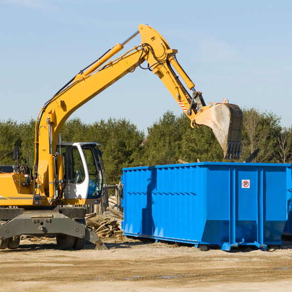 can i choose the location where the residential dumpster will be placed in Wellton